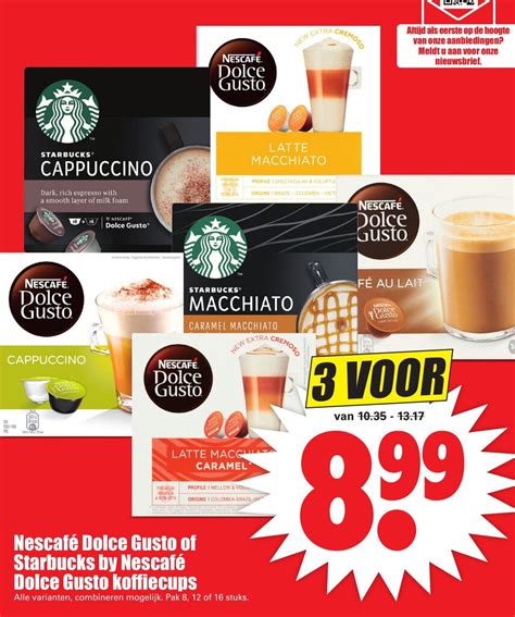 Nescafe Dolce Gusto Of Starbucks By Nescafe Dolce Gusto Koffiecups