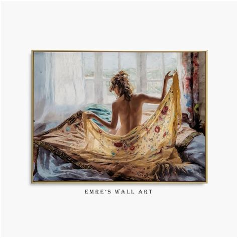 Naked Woman Painting Etsy