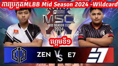 Game Zino Zenith Vs Entity Mlbb Mid Season Cup