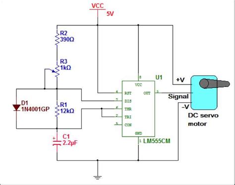 Understanding the Circuit Diagram of a DC Servo Motor