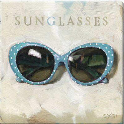 Darren Gygi Home Collection Sunglasses Giclee Wall Art Blue X X