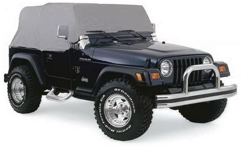 Jeep Wrangler Waterproof Cab Cover with Door Flaps; Gray (87-91 Jeep ...