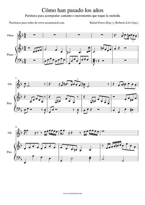 Pdf Piano Como Han Pasado Canto Do Pdf Partituras Para Todos De