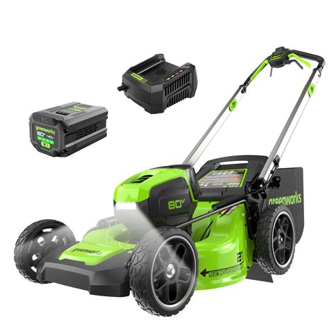 Greenworks 80V 21" Self-Propelled Cordless Lawn Mower – Brushless Motor