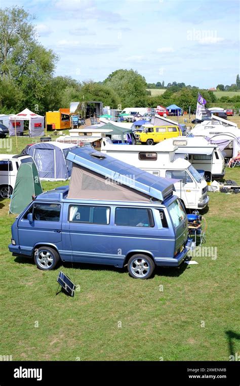 VW T25 T3 Transporter Campervan Vehicle Meet At Upton Upon Severn