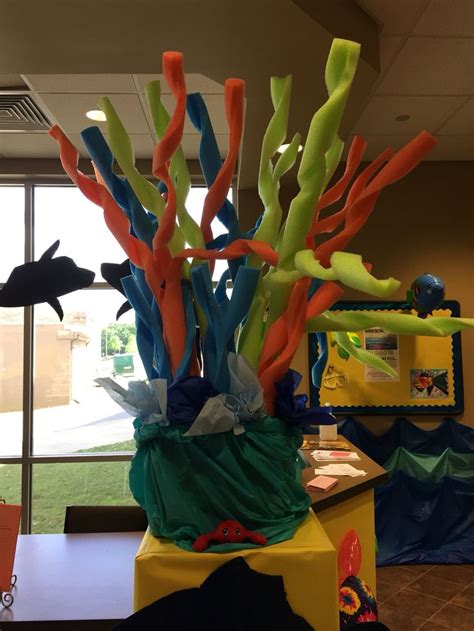 Coral Reef Made From Pool Noodles Deep Sea Discovery Vbs Ocean