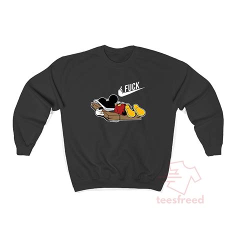 Get It Now Funny Disney Mickey Mouse Trap Fuck Sweatshirt Teesfreed