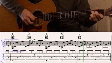 How To Play Unchained Melody On Guitar With Tab Youtube