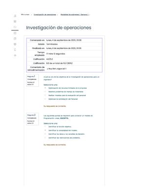 Investigación de operaciones Actividad 2 Instrucciones Construye el