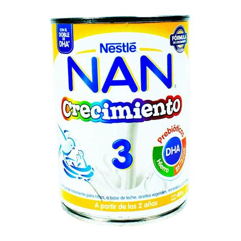 0000023 Leche Formulada NAN 3 Lata 400 G