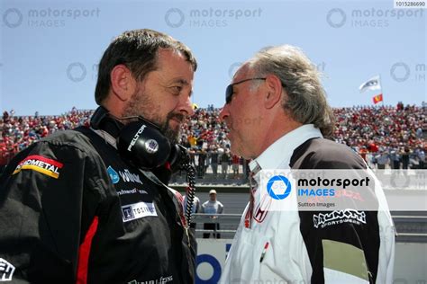 L To R Paul Stoddart Aus Minardi Team Owner And David Richards