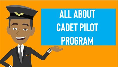 Pilot Training What Is A Cadet Pilot Program Youtube