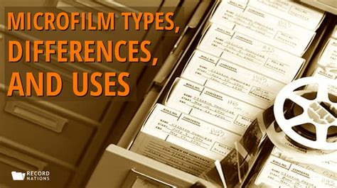 Microfilm Types, Differences, and Uses | PPT