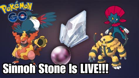 Sinnoh Stone Is Live In Pokemon Go More News Youtube