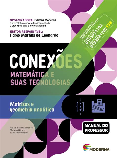 Conex Es Matem Tica E Suas Tecnologias Pnld Moderna