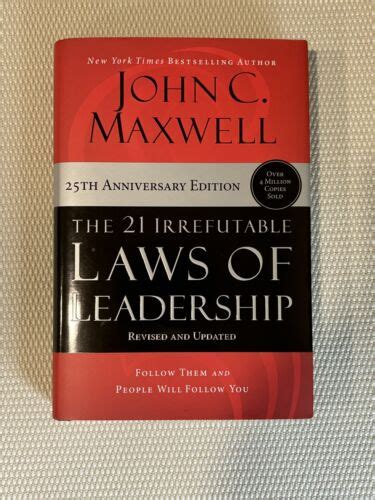 The Irrefutable Laws Of Leadership Ebay