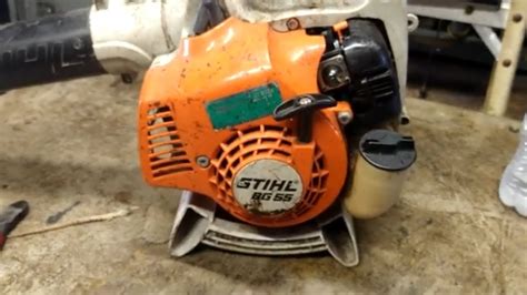 Stihl Bg55 Blower Carburetor Adjustment YouTube