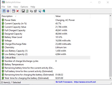 Acer predator helios 300 Battery wear level is 102%, yet the battery is ...