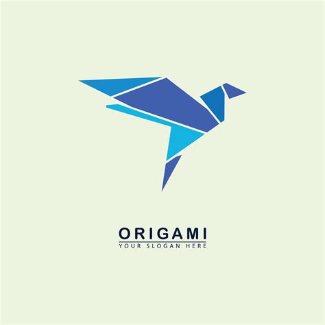 abstract bird origami logo icon 12253583 Vector Art at Vecteezy