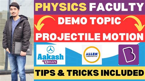 Aakash Byju S Hirings 2024 Demo Video Physics Faculty Job Role