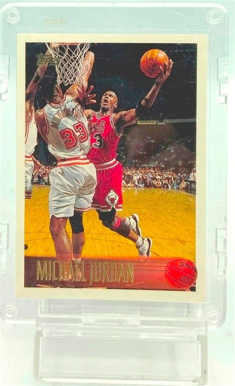 Vintage Topps Chrome Michael Jordan Card Complete Nba Record