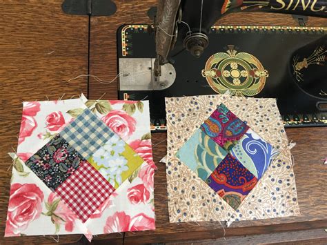 Antique Four Patch Economy Block Tutorial Susies