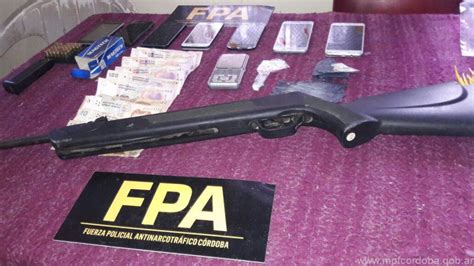 Mpf Córdoba Ministerio Público Fiscal Córdoba CocaÍna Armas De Fuego Y Dinero IncautÓ La