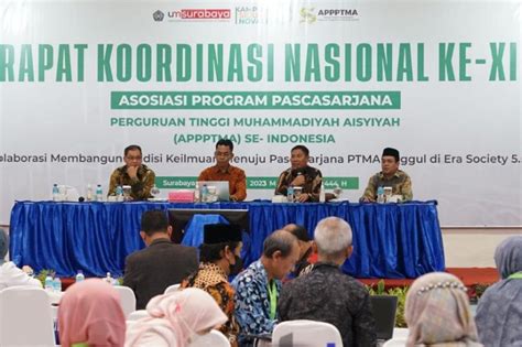 Universitas Muhammadiyah Surabaya Tuan Rumah Rakornas Xi Appptma