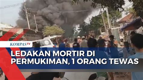 Polisi Olah TKP Dan Periksa 7 Orang Buntut Ledakan 1 Mortir Di