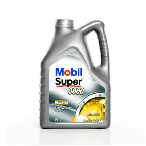 Mobil Super 3000 X1 5W 40 Fully Synthetic Engine Motor Oil 5 Litres