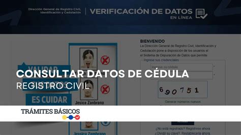 Consultar Datos De Cédula En Línea Registro Civil 2025