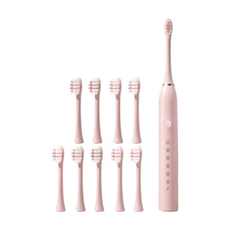 Electric Toothbrush Electric Toothbrush With 10 Brush Heads 6 Cleaning Modes Upgraded Electric ...