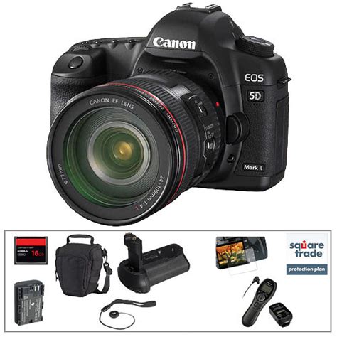 Canon EOS 5D Mark II DSLR with 24-105mm Lens & Deluxe Accessory