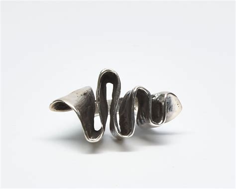 A Chunky Silver Ring