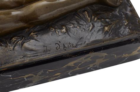 Joseph D Aste Recumbent Nude Mid Th Century Mutualart