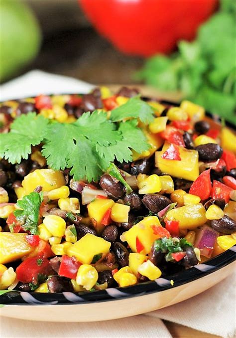 Roasted Corn Black Bean And Mango Salsa {my All Time Favorite Salsa