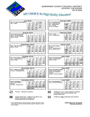 Suwannee County School Calendar 22 23 - Fill Online, Printable, Fillable, Blank | pdfFiller