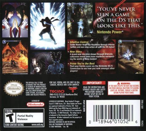 Ninja Gaiden Dragon Sword Ds