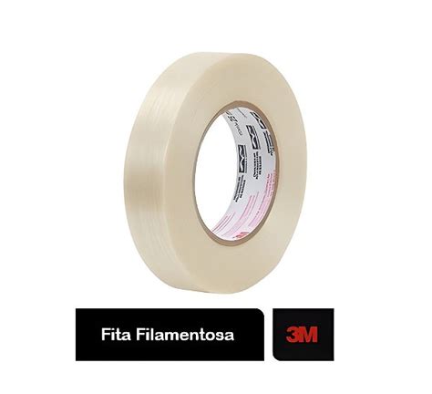 Fita Adesiva Filamentosa 8809 25mm X 50m 3m Utilidades Domésticas e