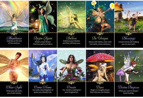 Enchanted Fairy Oracle Deck Fairies Oracle Cards Fairy Tarot Etsy