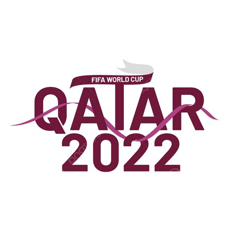 Texto De Saudação Da Copa Do Mundo Da Fifa Qatar 2022 Com Fita Png