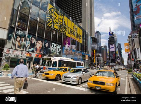 The Lion King, Times Square, Manhattan, New York City, New York, USA ...