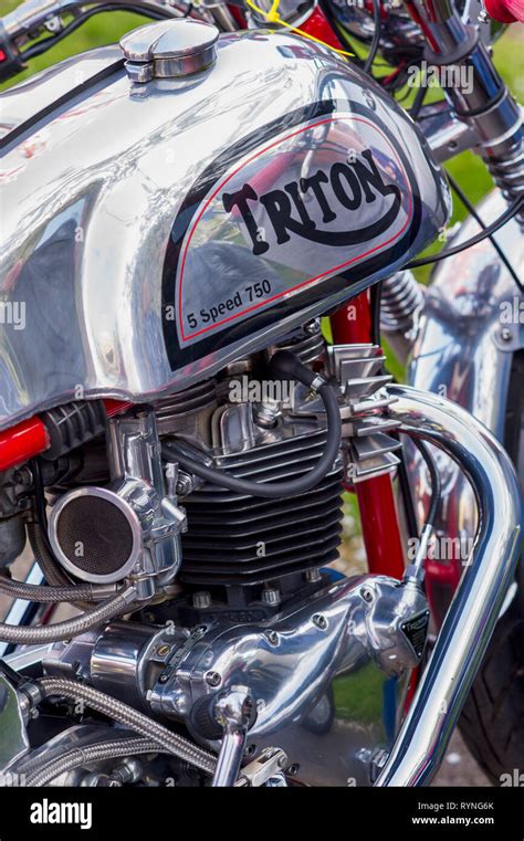 Triton Café racer motorcycle Triumph Norton motorbike Classic British