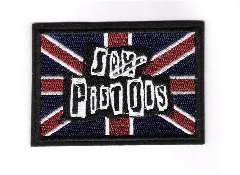 Patch Embroidered écusson Thermocollant Sex Pistols Rock Métal Patches