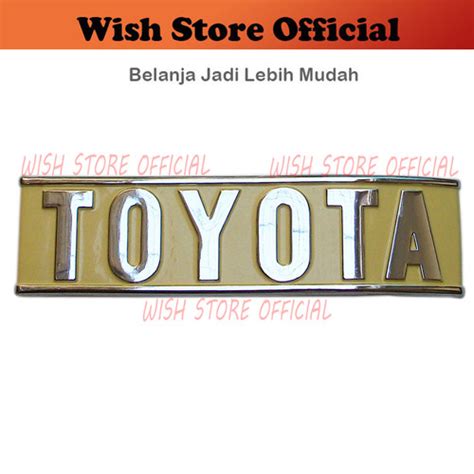 Jual Emblem Car Logo Lambang Toyota Lengkung Hardtop 2F Fj40 Bj40