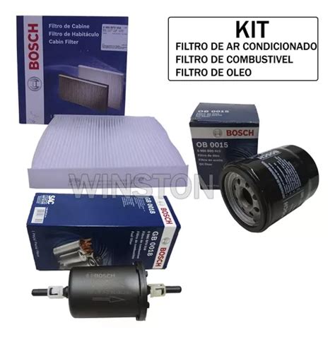 Kit Filtros Combust Vel Leo Ar Polo Tsi Flex