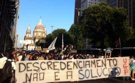 Cbn Rio De Janeiro Protesto De Alunos Da Gama Filho E Da