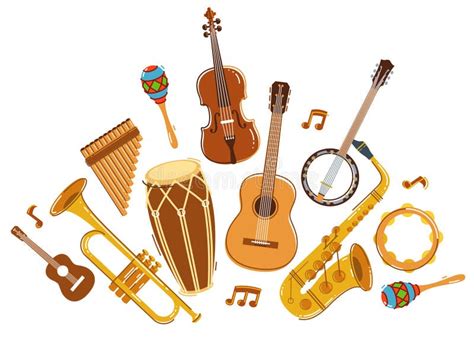 Banda De Música Latina Vector De Salsa Ilustración Plana Aislada Sobre Fondo Blanco Sonido En