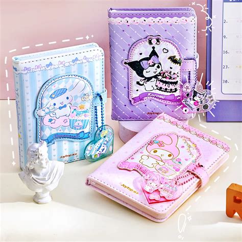 Sanrio Handbook Kuromi Students Cartoon Shaped Magnetic Closure Anime