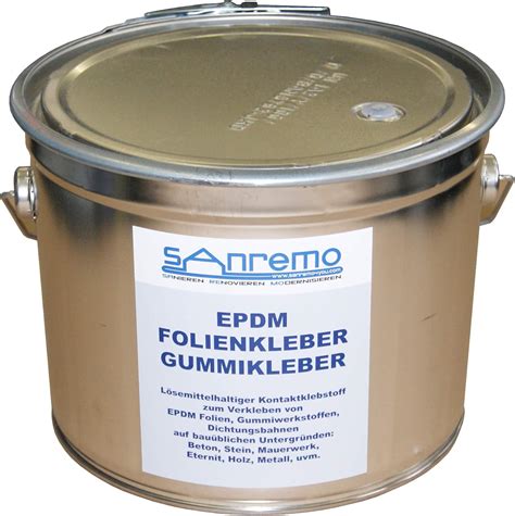 EPDM FOLIENKLEBER GUMMIKLEBER Kontaktklebstoff 4kg Amazon De Baumarkt